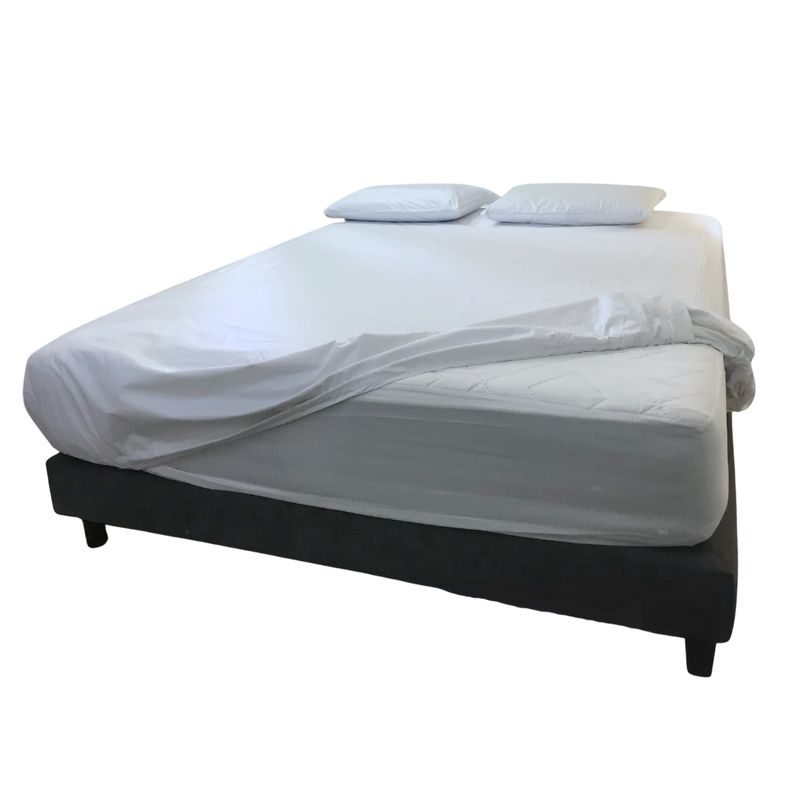 GENERICO - FORRO COLCHON DE CAMA SEMIDOBLE SUAVIPLAST C4 BLANCO