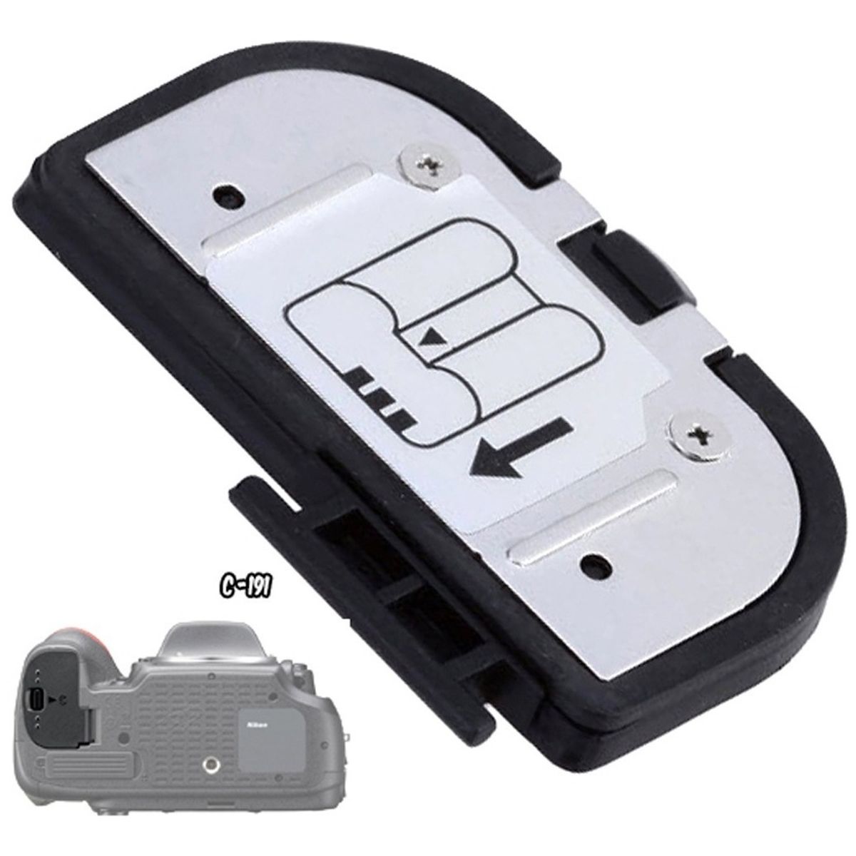 GENERICO - Tapa Cubierta De La Bateria Camara Nikon D7000 D7100