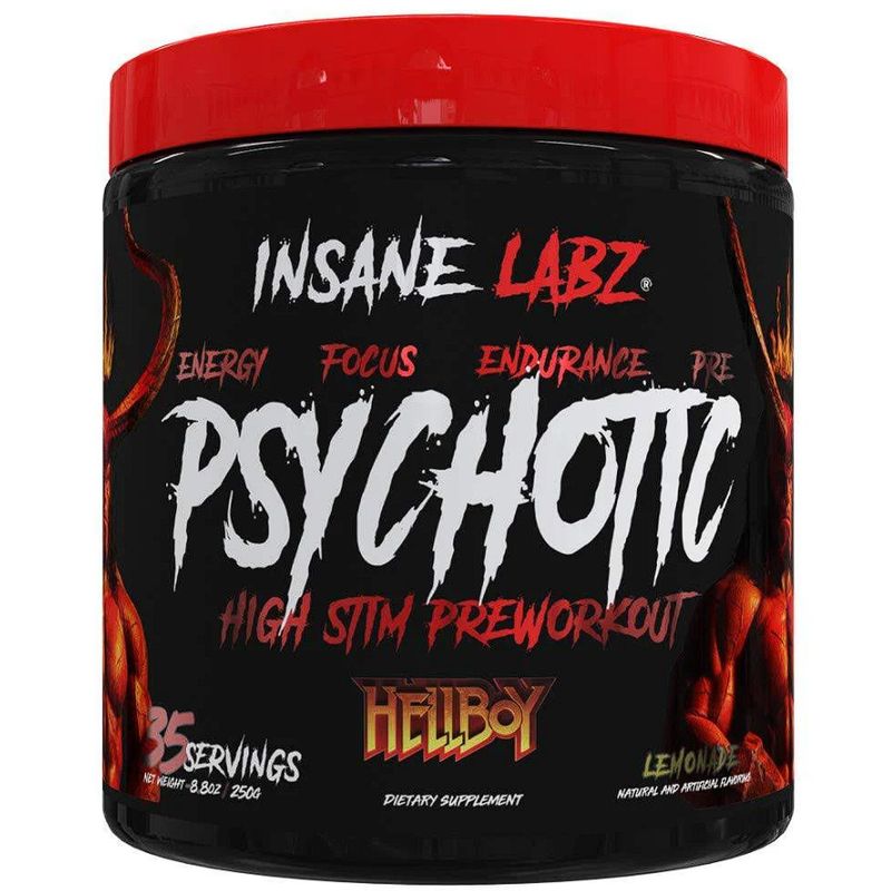 GENERICO - Pre-Entreno Psychotic Hellboy 35 Servicios Insane Labz