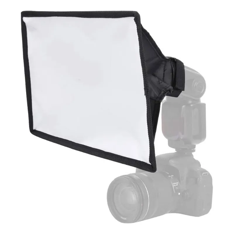 GENERICO - Difusor Flash Softbox 20x30cm Canon Nikon