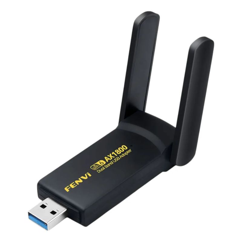 GENERICO - Adaptador Wi-Fi 6 Fenvi AX1800 Doble Banda 2,4 GHz y 5 GHz 1200 Mbps