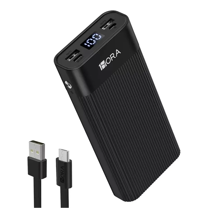 1HORA - 1Hora Power Bank Batería Portátil 20000mah Real USB Gar117