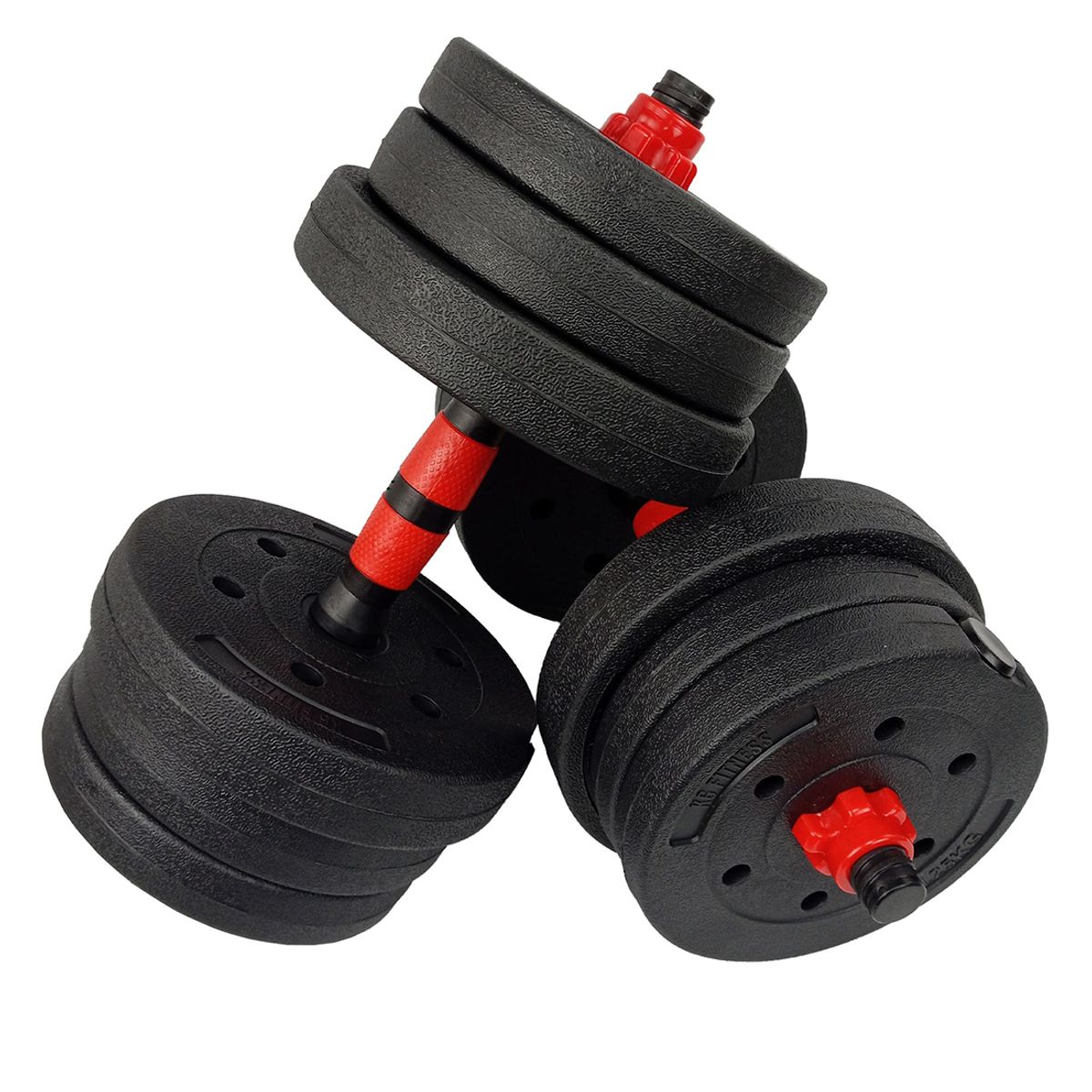 K6 - Kit De Mancuernas Ajustables 20Kg - 20 En 1 K6