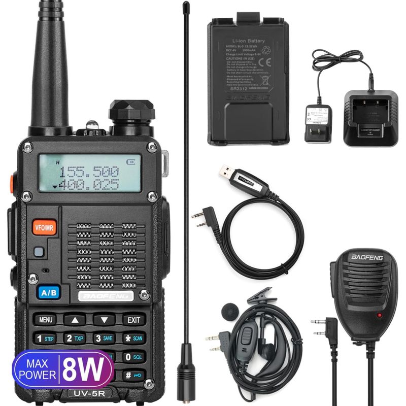 GENERICO - Radio Walkie Talkie Baofeng Recargable UV-5RL - 1und
