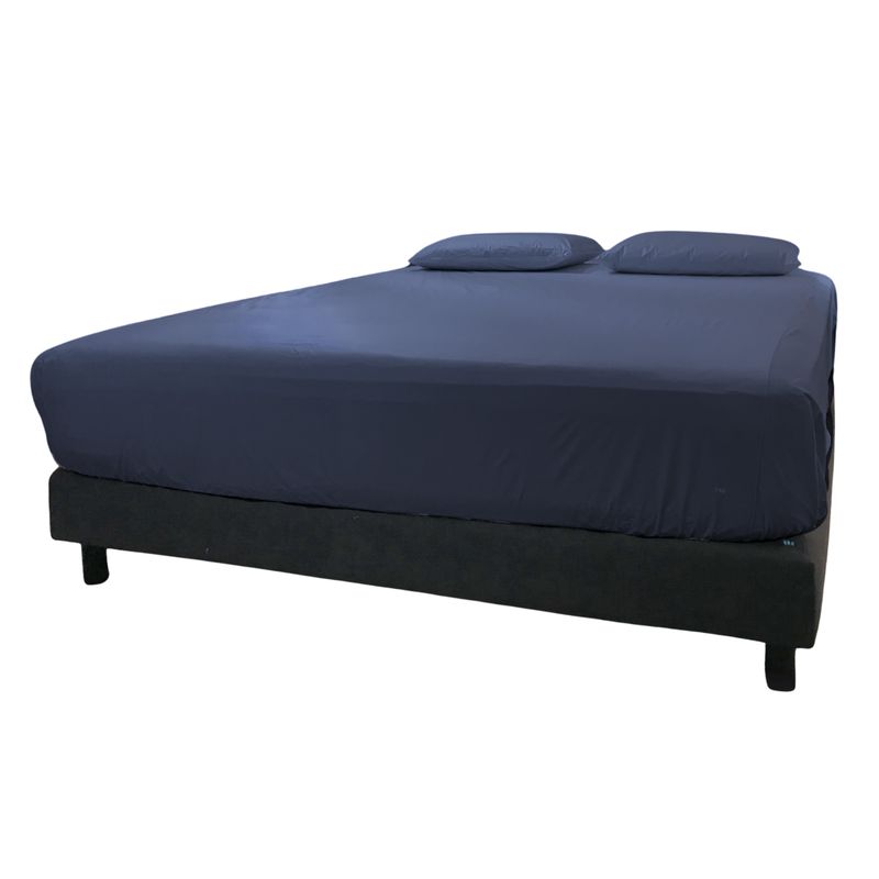 GENERICO - FORRO COLCHON DE CAMA KING SUAVIPLAST C4 AZUL OSCURO