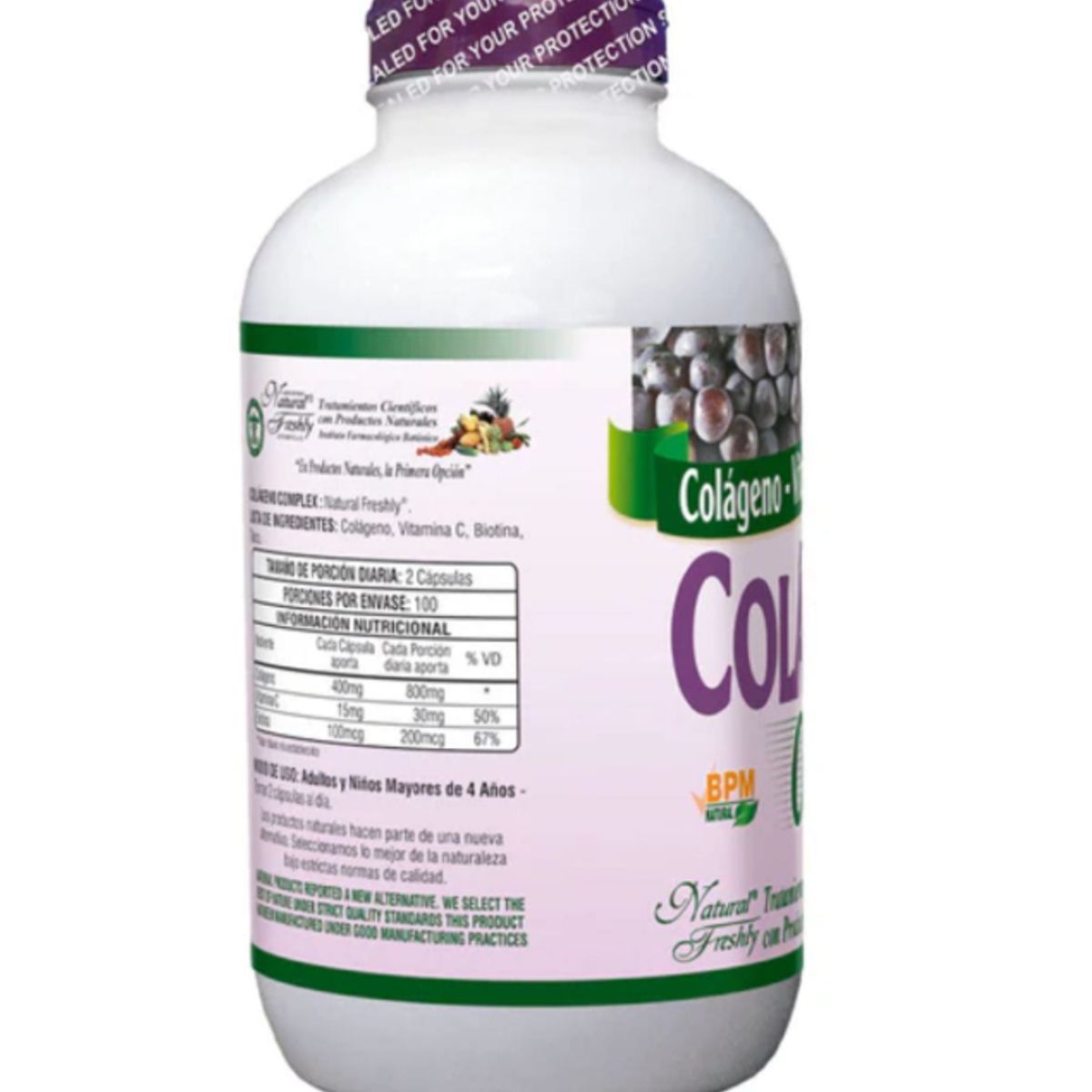 NATURAL FRESHLY - COLAGENO COMPLEX X 200 CAPSULAS/ NATURAL FRESHLY