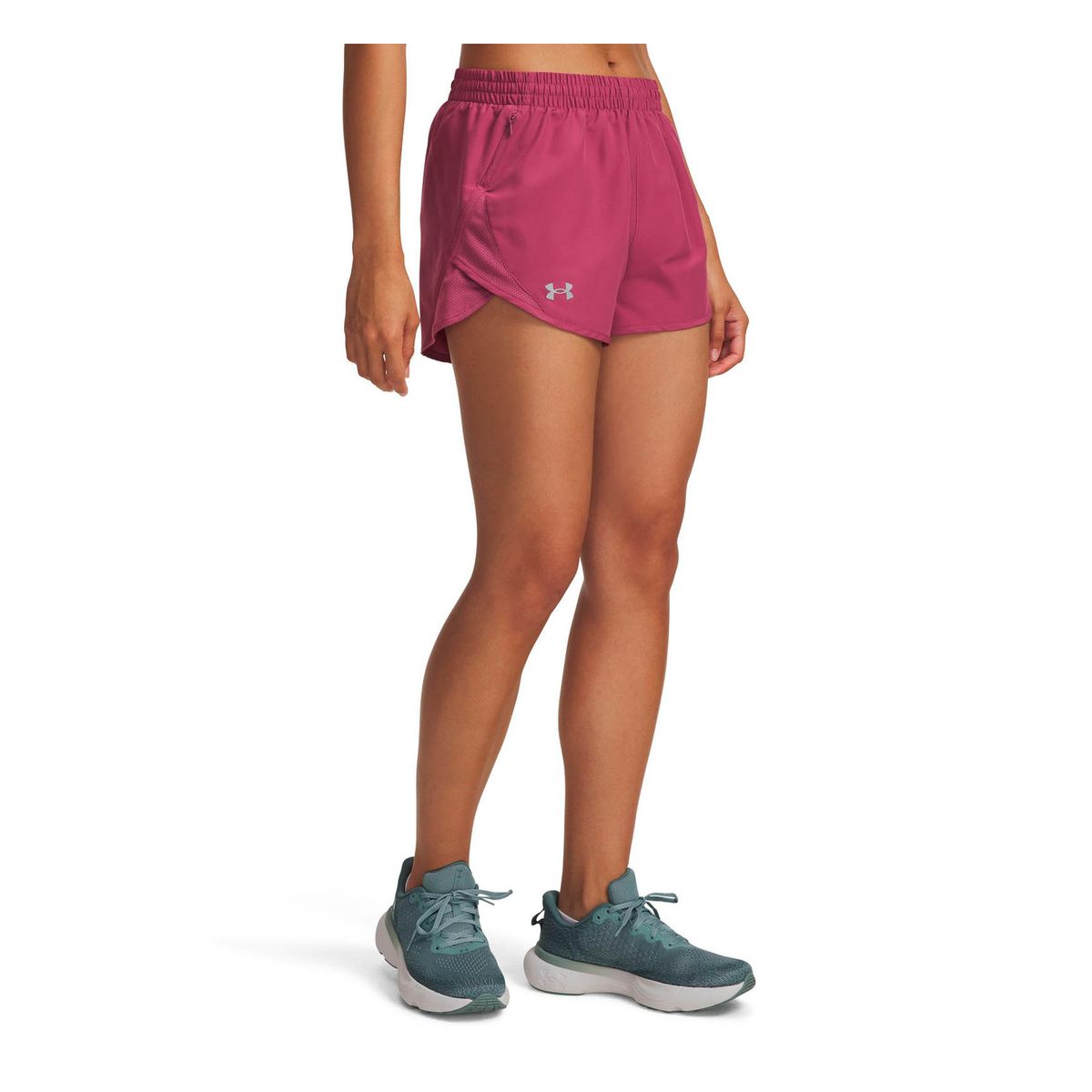 UNDER ARMOUR - Shorts Mujer Under Armour UA FLY BY 3 SHORTS Rojo UNDER ARMOUR