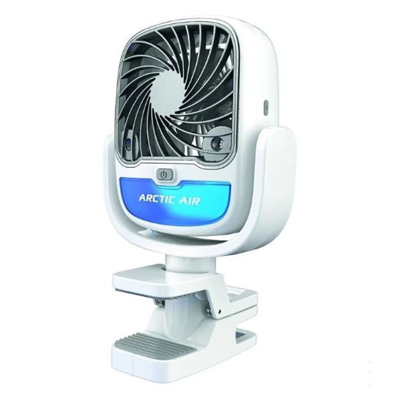 GENERAL - Ventilador portatil 2 en 1 aire acondicionado recargable