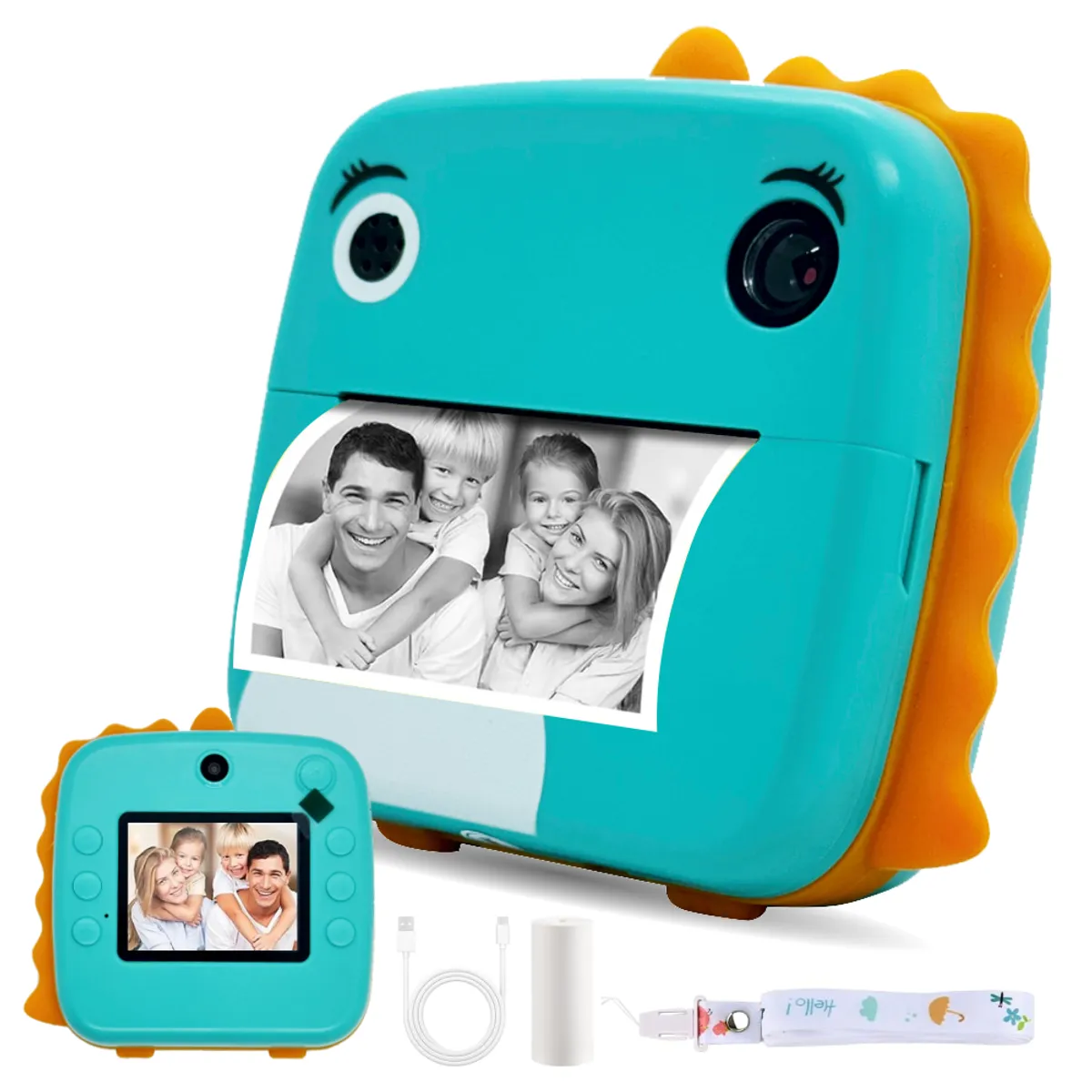 COLME TECHNOLOGY HOME - Cámara Instantánea Infantil 1080p Hd Fotografía Y Video A20