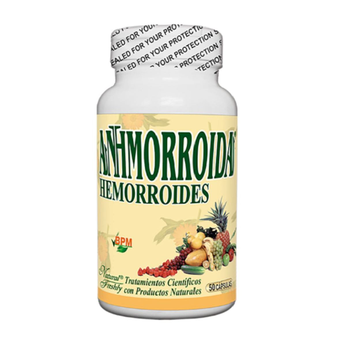 NATURAL FRESHLY - ALIMENTO CON CALENDULA  ANTIHEMORROIDAL NATURAL FRESHLY X 50U