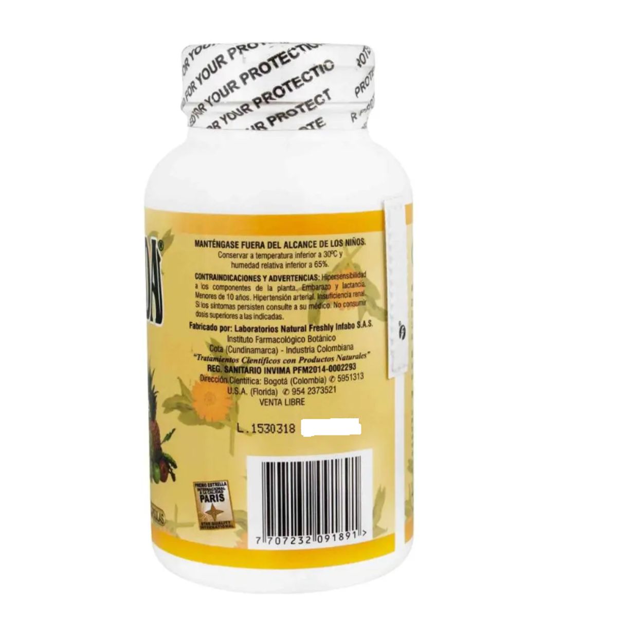 NATURAL FRESHLY - ALIMENTO CON CALENDULA  ANTIHEMORROIDAL NATURAL FRESHLY X 50U