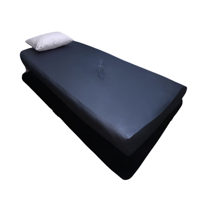 GENERICO - FORRO COLCHON DE CAMA DOBLE PLASTITEX C6 AZUL OSCURO