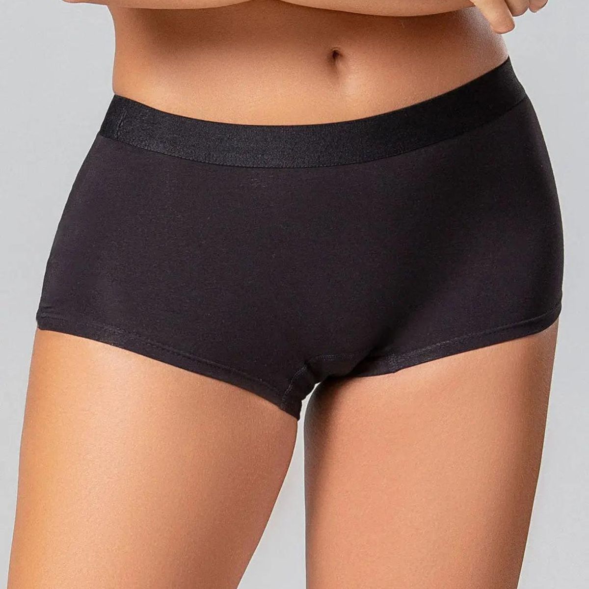 DIANE & GEORDI - Panty bóxer (6089) - Negro