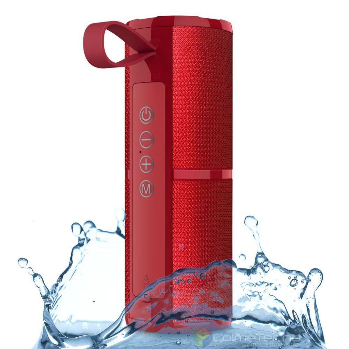 1HORA - Bocina bluetooth portátil 1Hora BOC060 color rojo