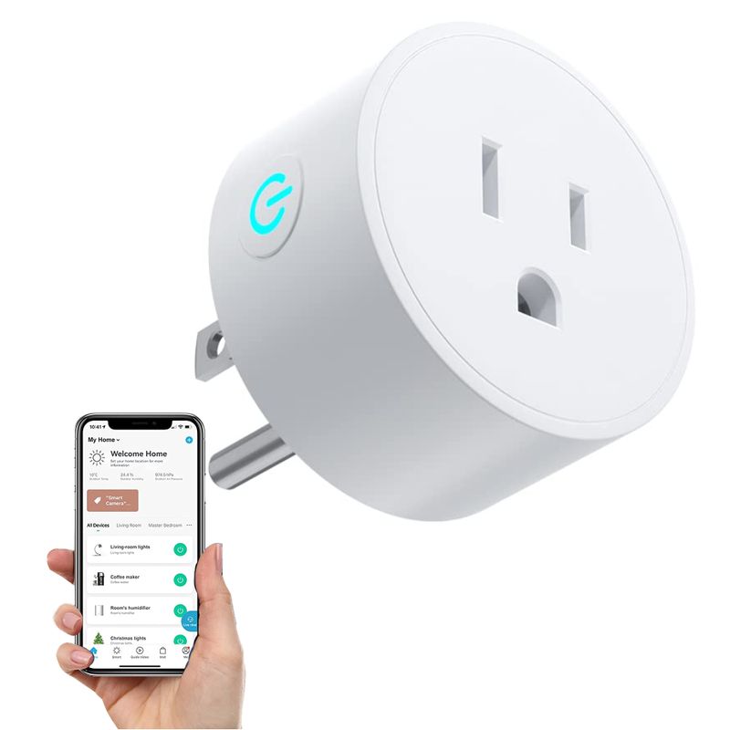 GENERICO - Enchufe Inteligente Wifi Control De Voz Alexa Google Asistente