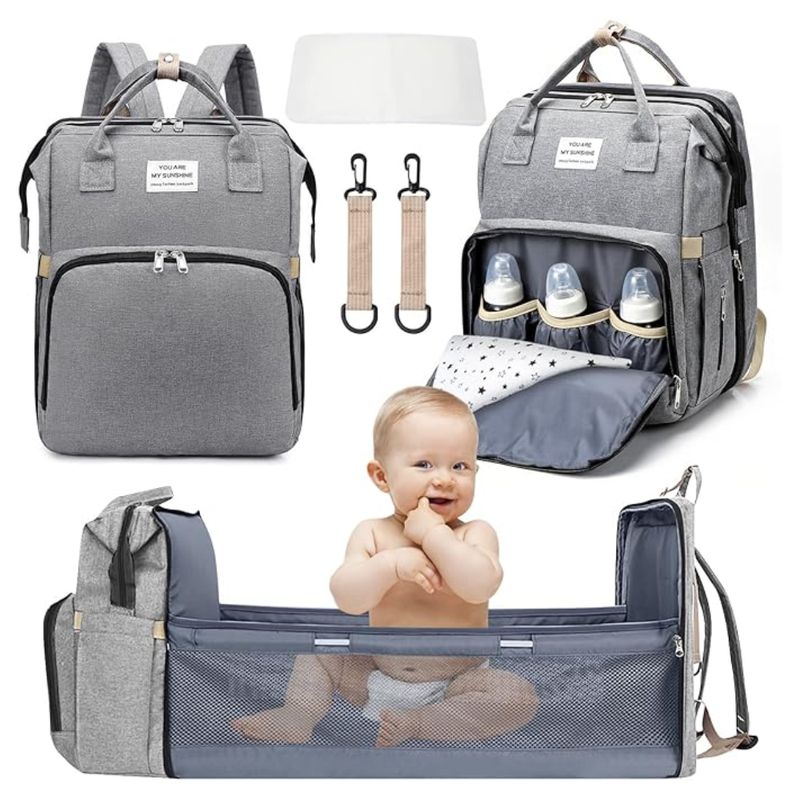 GENERICO - Pañalera Con Cambiador Para Bebe Multifuncional Impermeable