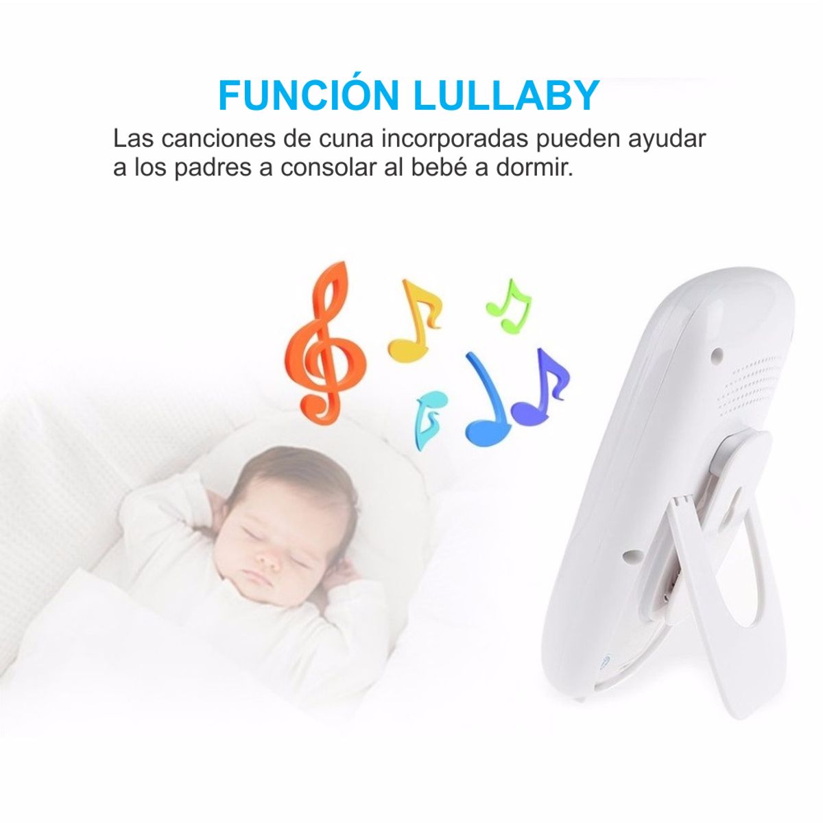 COLME TECHNOLOGY HOME - Babycam Monitor Inalámbrico 2. 4 Pulgadas Visión Nocturna Intercomunicador Colme Technology Home