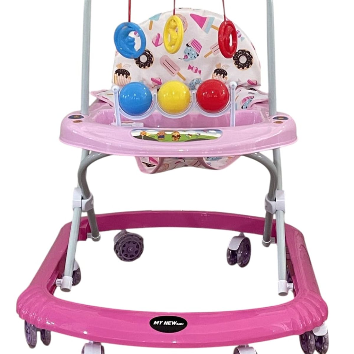 GENERICO - Caminador Para Bebe Plegable Llanta En Silicona Musical