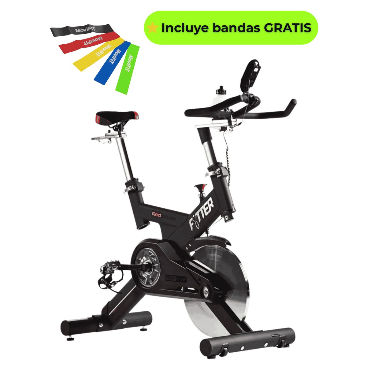 MOVIFIT - Bicicleta Spinning Fytter RI-09R Bluetooth + Banda cardiaca.