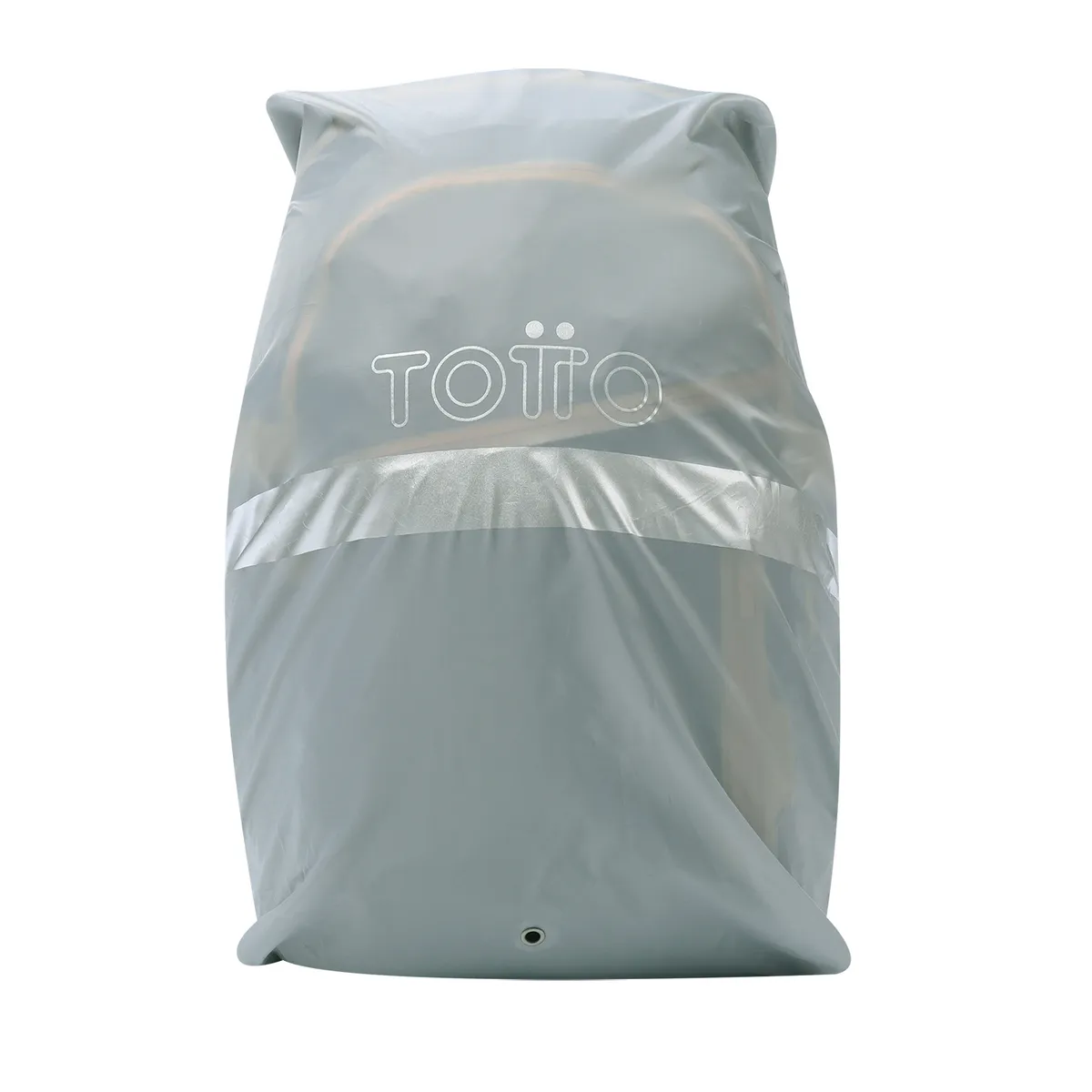 TOTTO - Forro Impermeable Rain Cover Plegable para Maleta Gris
