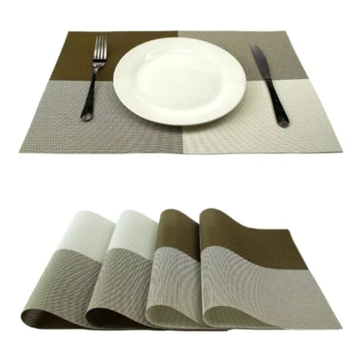 AFM - Manteles Individuales Para Mesa Comedor X 6 Lavables