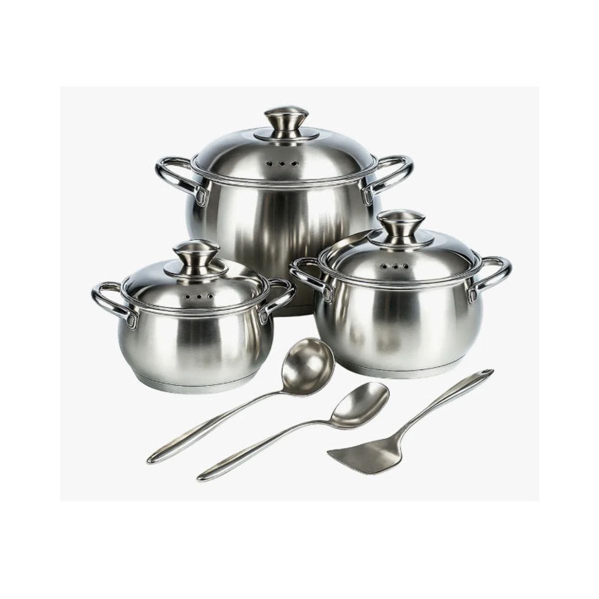SWISSHOME DR HOFFMAN - Batería de Cocina Swisshome 9 Piezas