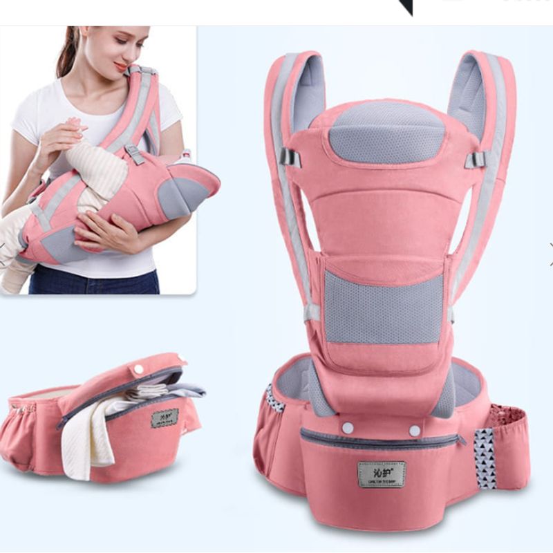 GENERICO - CANGURO PARA BEBE 3 EN 1 CARGADOR AJUSTABLE ERGONOMICO
