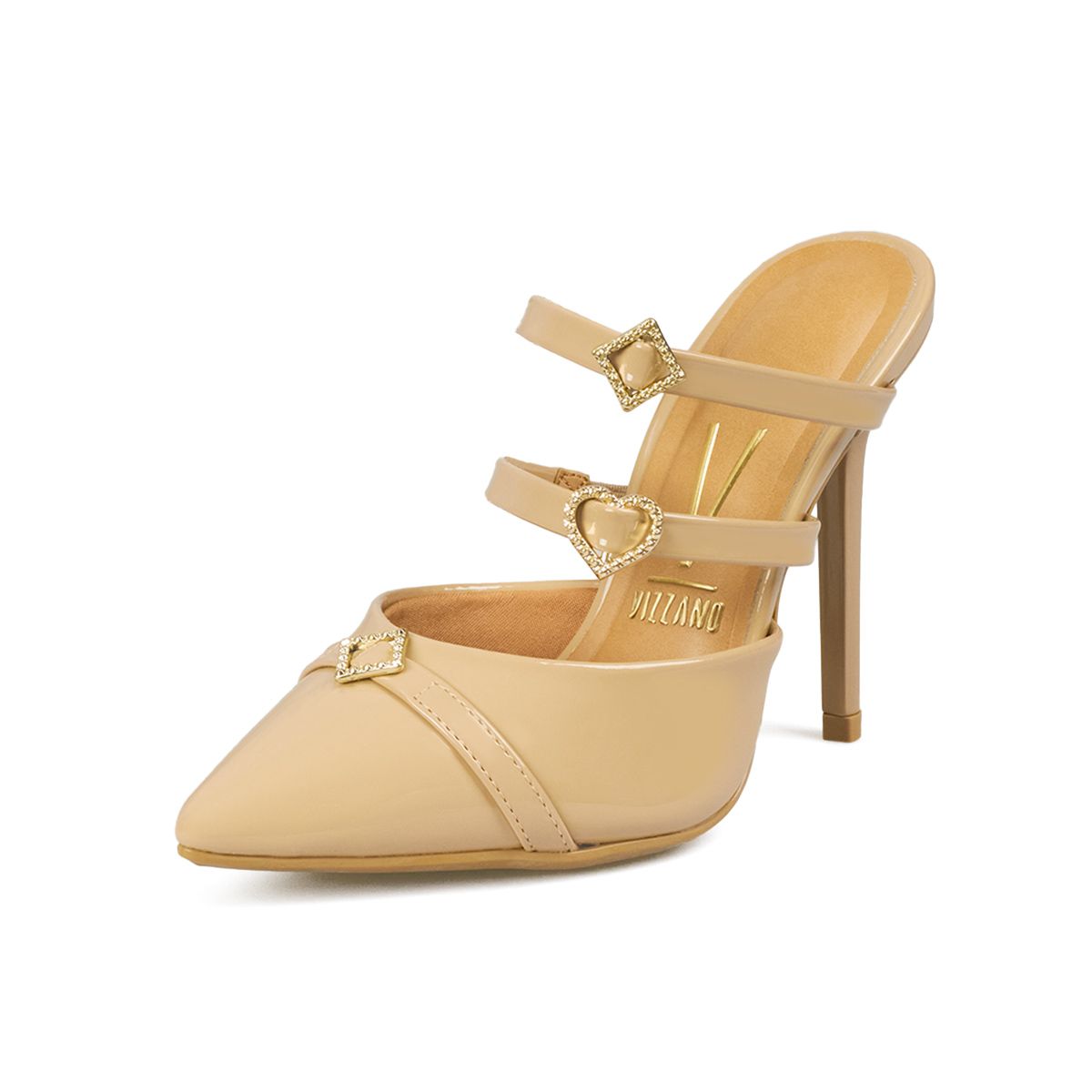 VIZZANO - STILETTO ALTO BEIGE CRISTAL VIZZANO