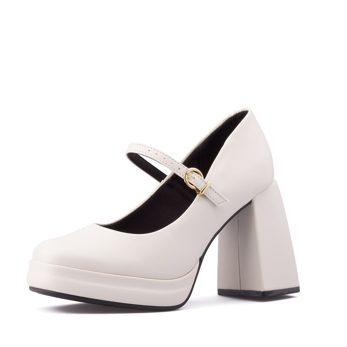 BEIRA RIO - TACON ALTO PLATAFORMA MARFIL DORADO BEIRA RIO