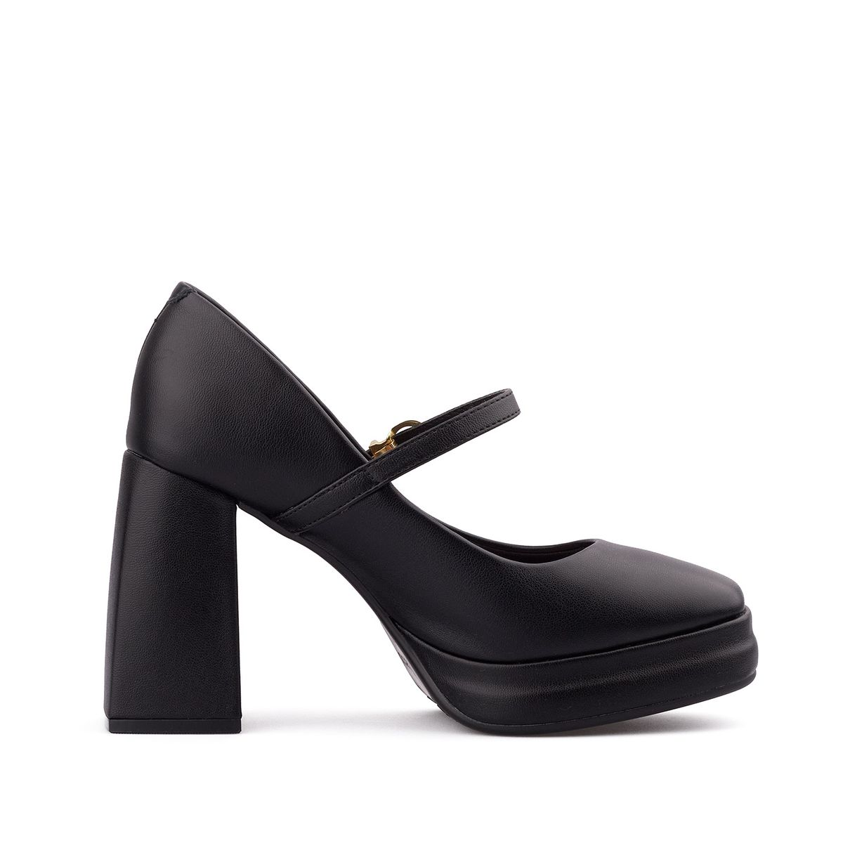 BEIRA RIO - TACON ALTO PLATAFORMA NEGRO DORADO BEIRA RIO