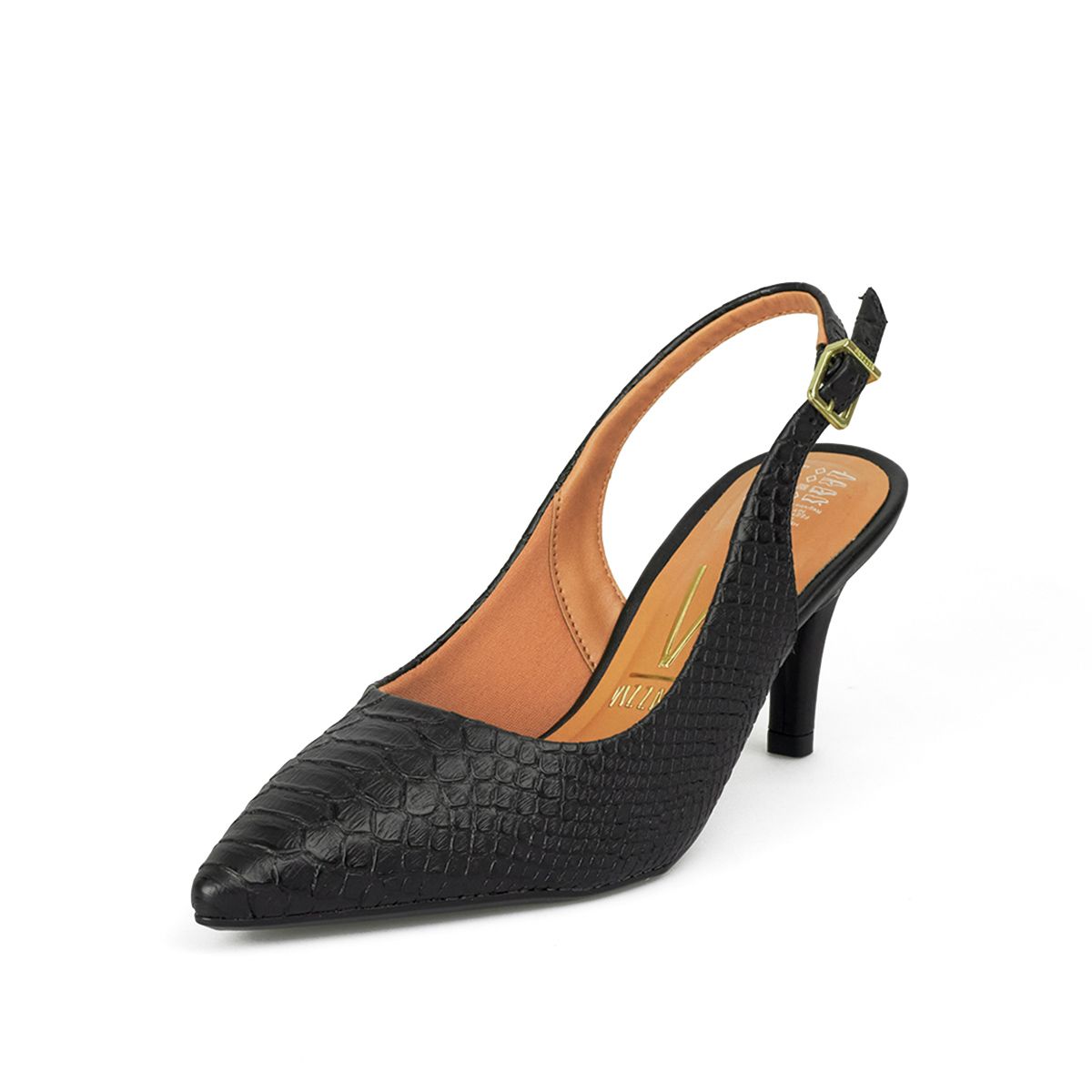 VIZZANO - TACON MEDIO SNAKE NEGRO VIZZANO