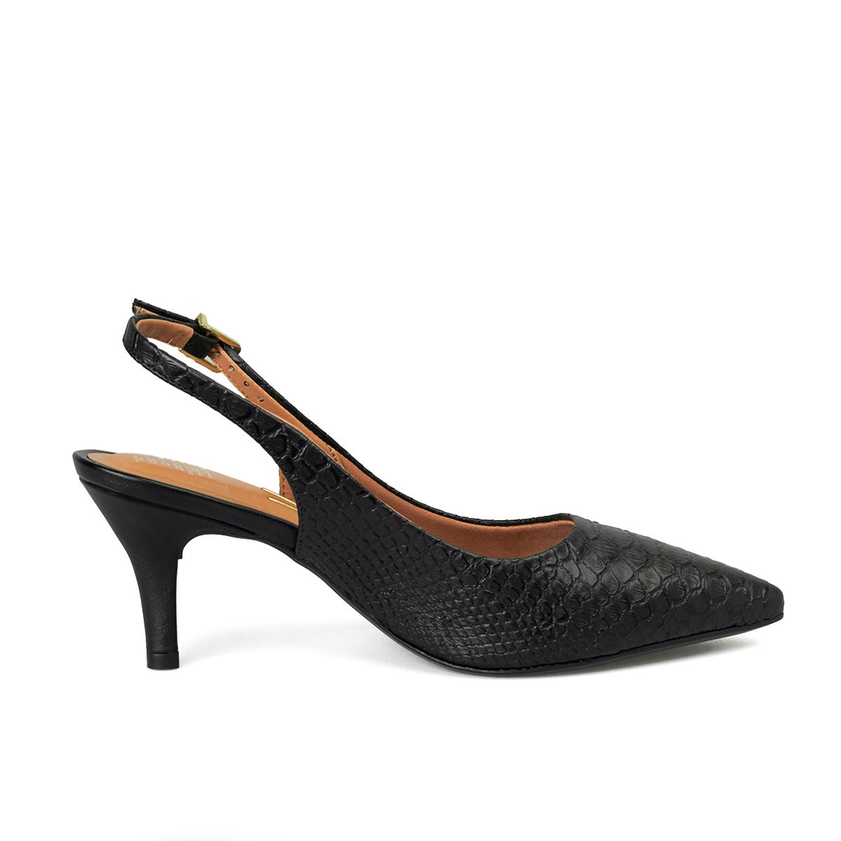 VIZZANO - TACON MEDIO SNAKE NEGRO VIZZANO