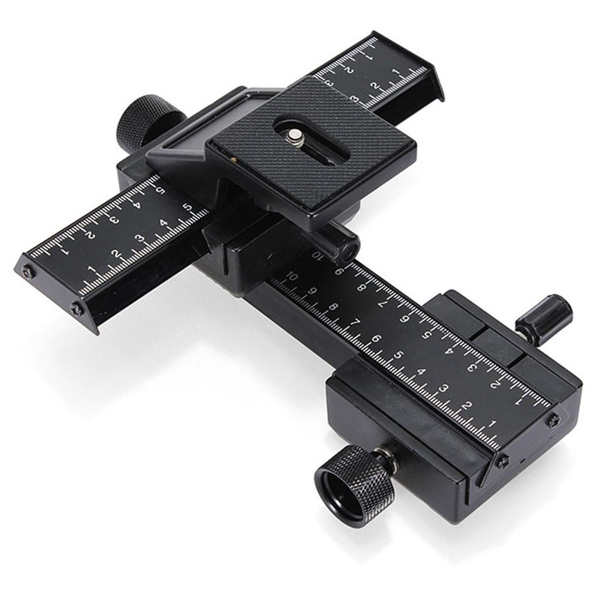 GENERICO - Riel De Enfoque Deslizante 4 Vias Para Macrofotografia
