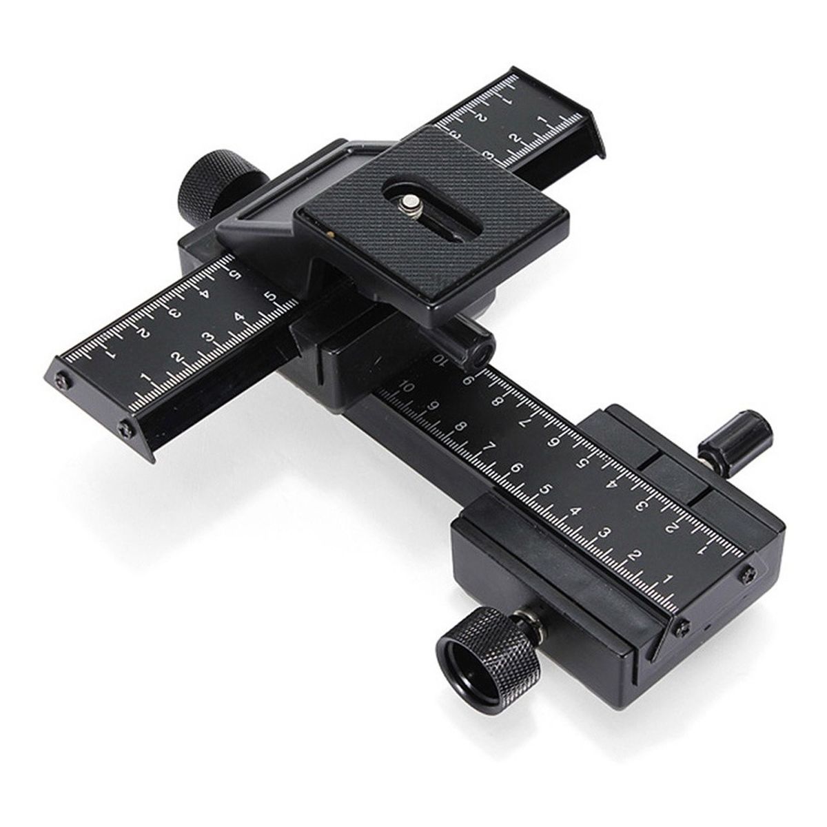 GENERICO - Riel De Enfoque Deslizante 4 Vias Para Macrofotografia