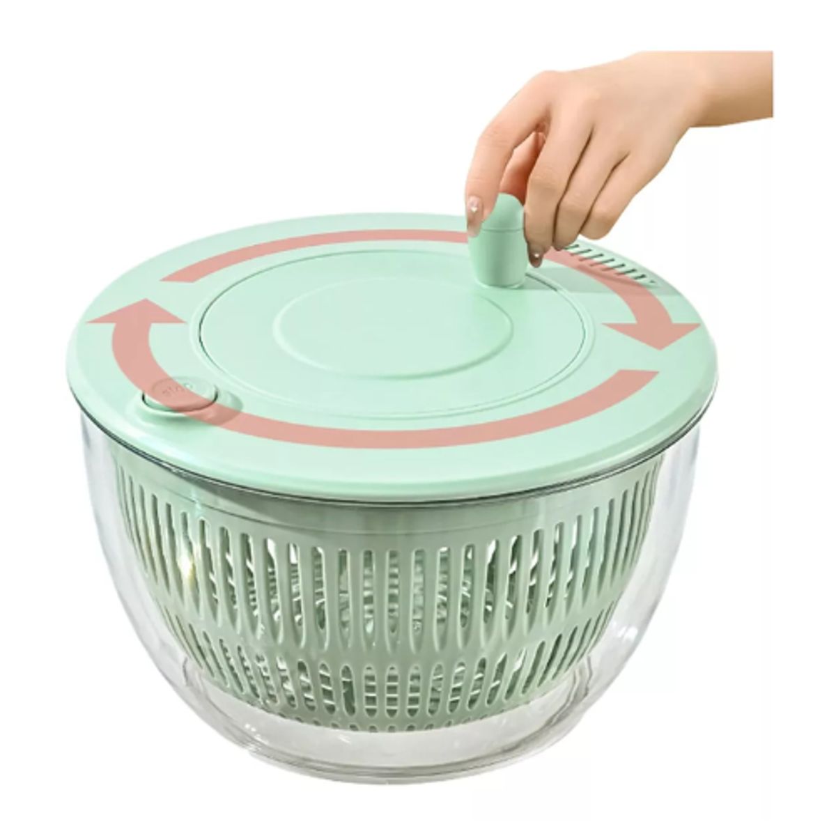 AFM - Centrifugadora De Verduras Escurridor De Lechuga Manual