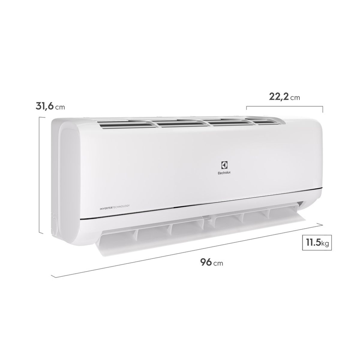 ELECTROLUX - Aire Acondicionado Efficient Inverter Frio 18000 BTU EAIX18F2MCAXW