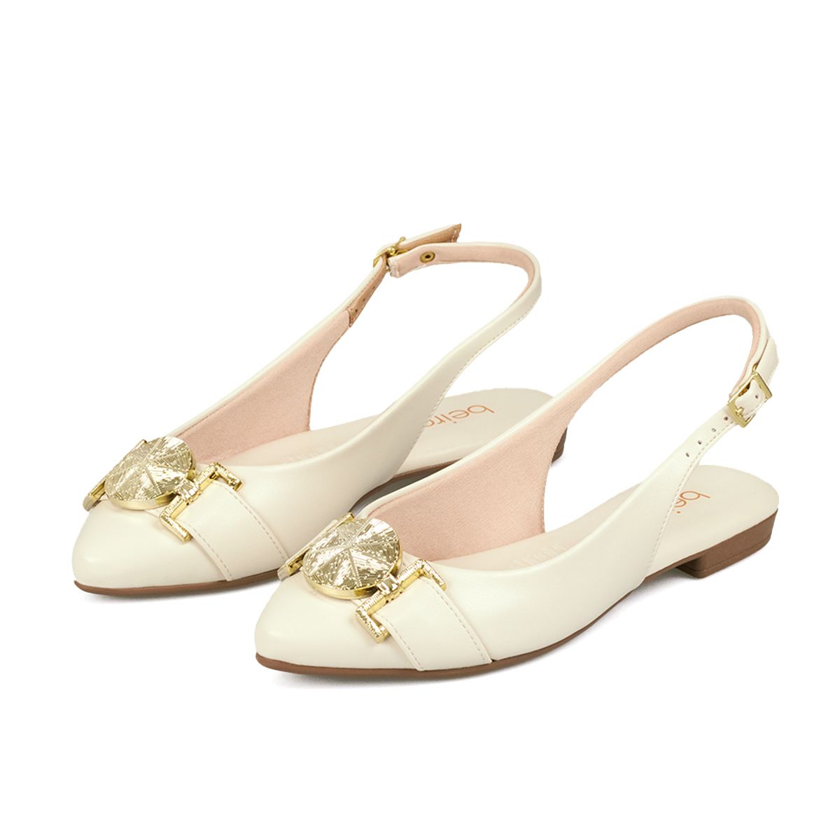 BEIRA RIO - ZUECO MARFIL DORADO BEIRA RIO