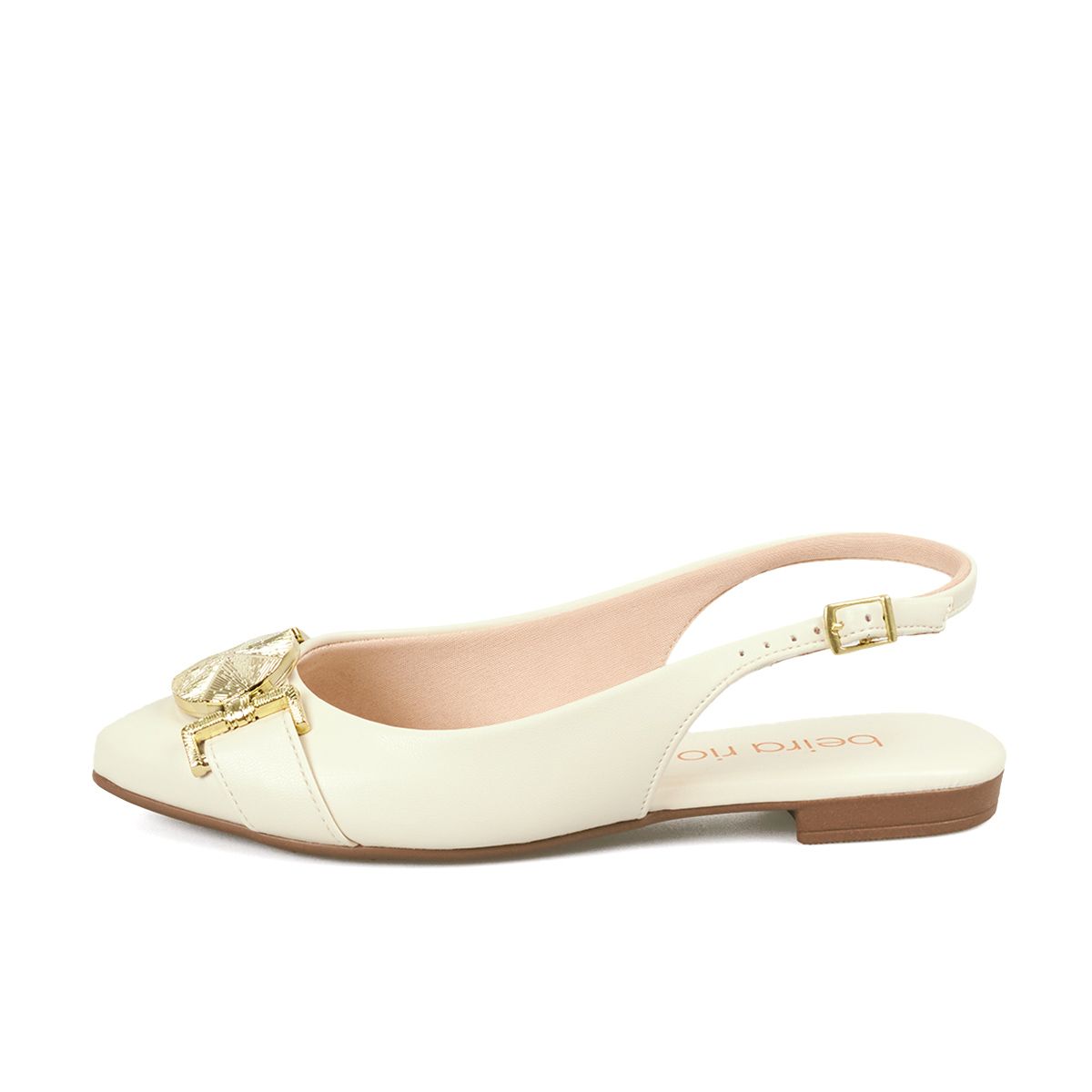 BEIRA RIO - ZUECO MARFIL DORADO BEIRA RIO