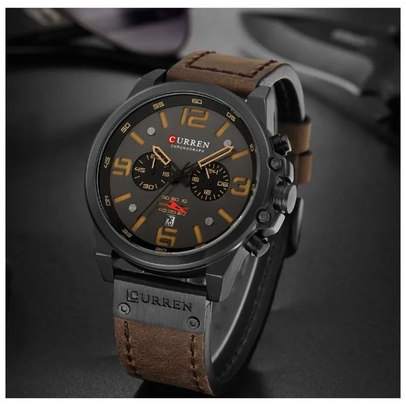 CURREN - Reloj CURREN Cronografo 8314 Para Hombre - Cafe