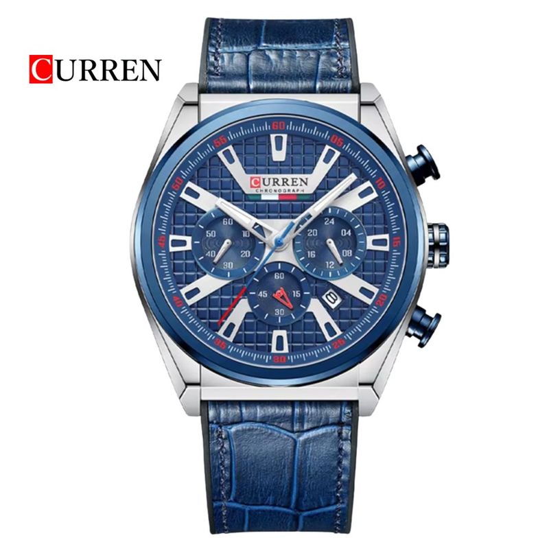 CURREN - Reloj CURREN Cronografo 8392 Para Hombre - Plateado
