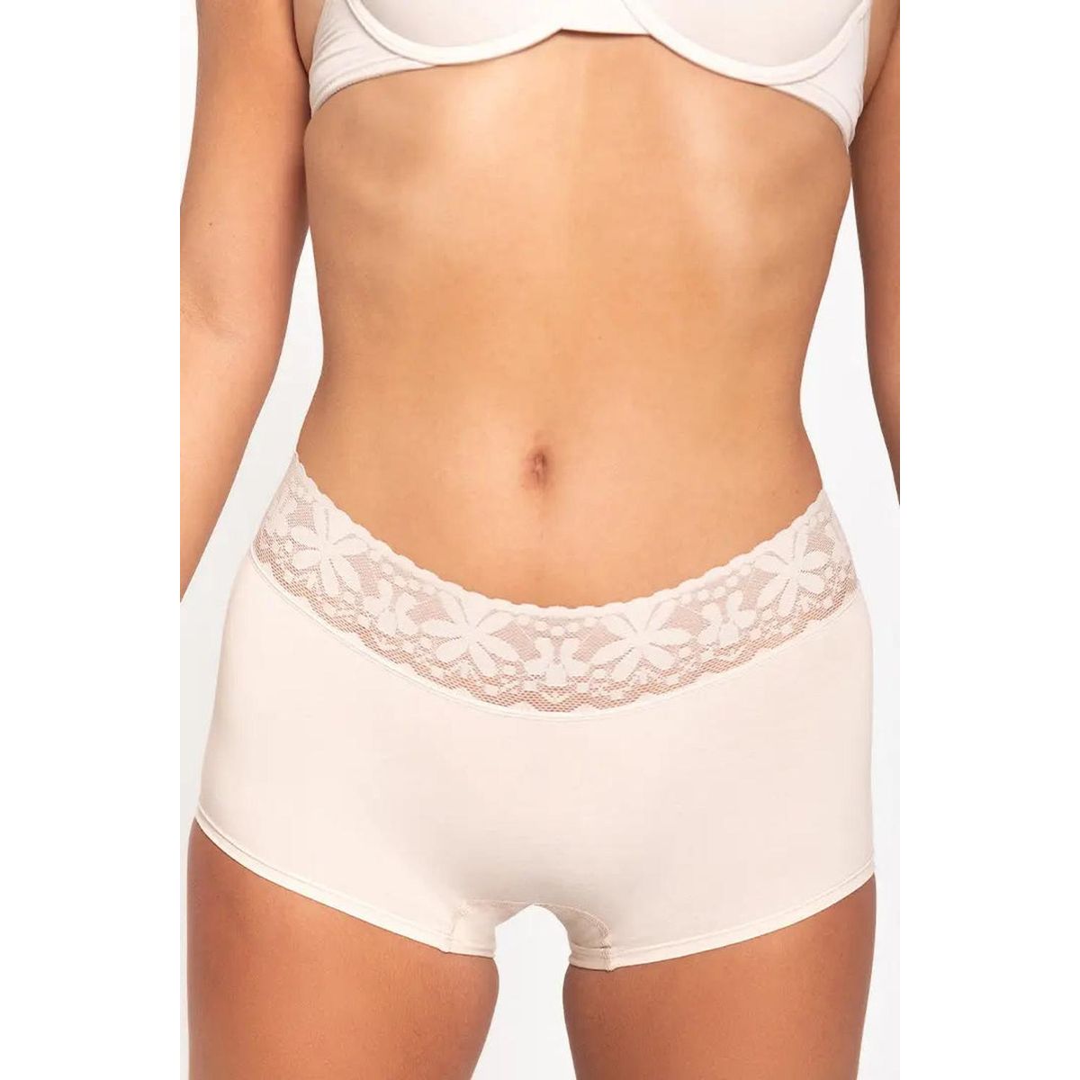 DIANE & GEORDI - Panty bóxer (6089A) - Piel