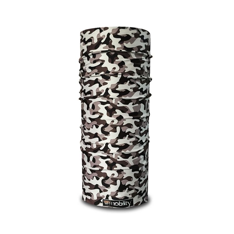 GENERICO - Cuello deportivo multiusos camuflado gris