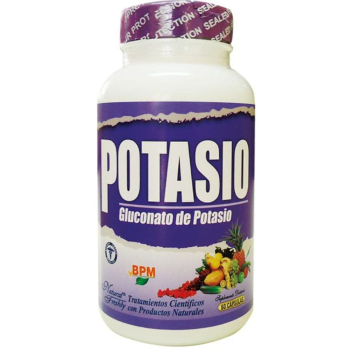 NATURAL FRESHLY - GLUCONATO DE POTASIO X 60 CAPSULAS/ NATURAL FRESHLY