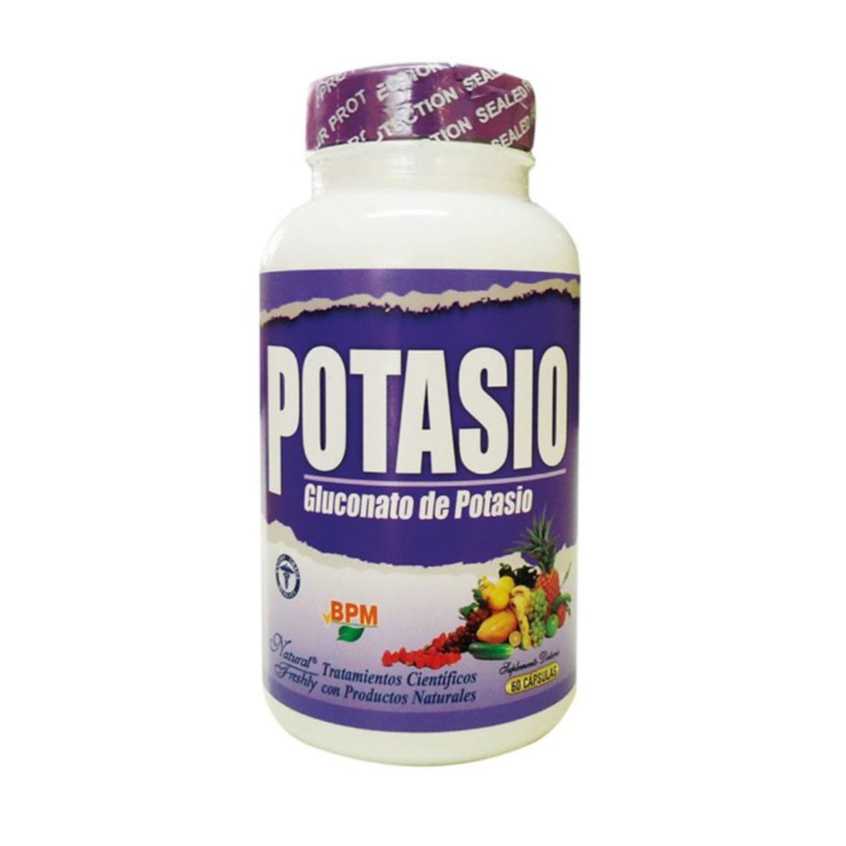 NATURAL FRESHLY - GLUCONATO DE POTASIO X 60 CAPSULAS/ NATURAL FRESHLY