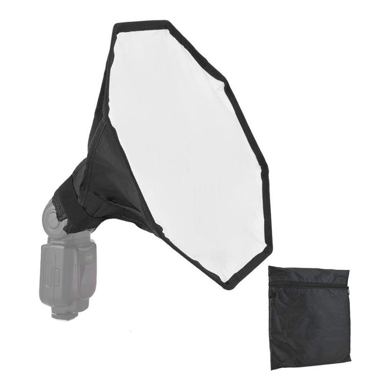 GENERICO - Difusor Para Flash Softbox Octogono 30 Cm Canon Nikon Sony