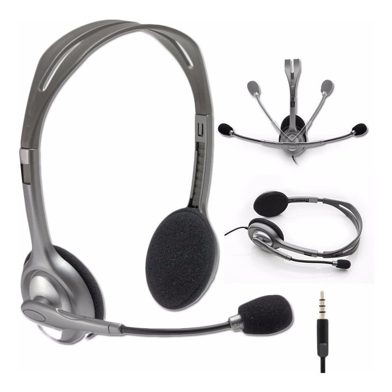 LOGITECH - Diadema Logitech H111 con Micrófono y Conector 3.5 mm