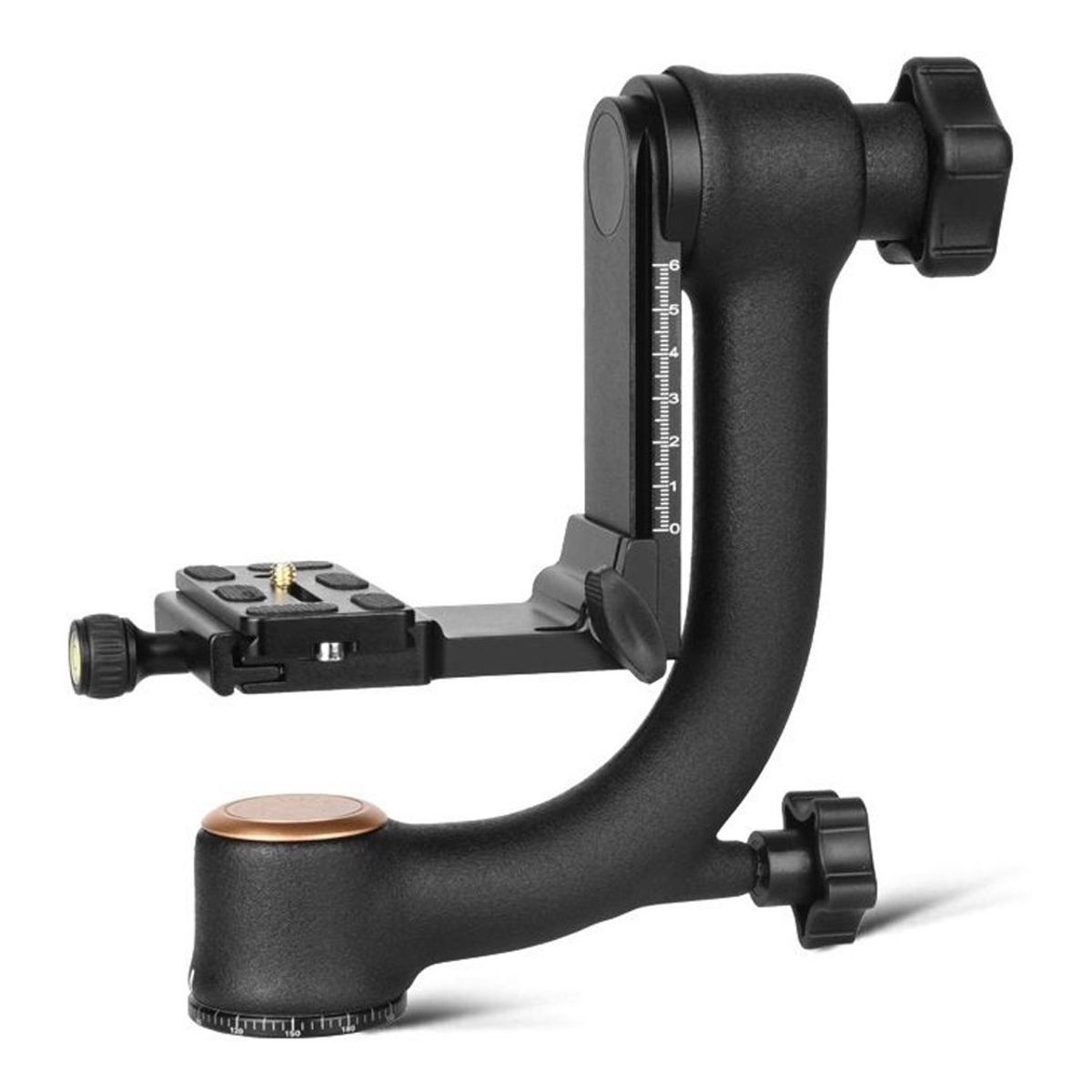 GENERICO - Cabeza Tripode Panoramica Cardan Especializada ¼ Bk-45