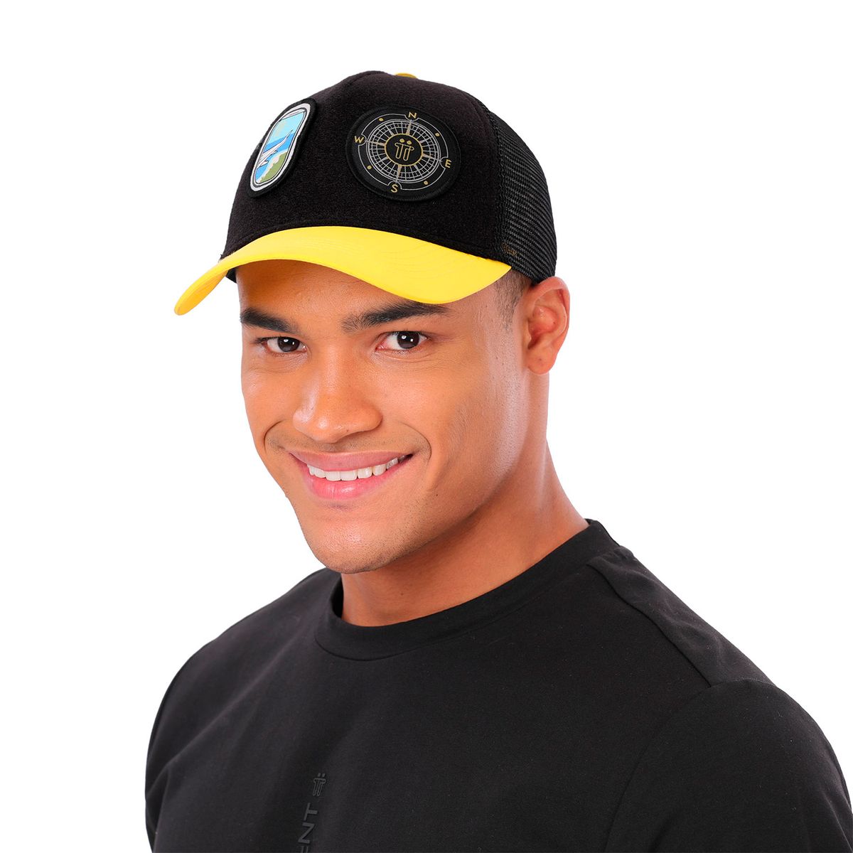 TOTTO - Gorra Camionera Forest Amarilla