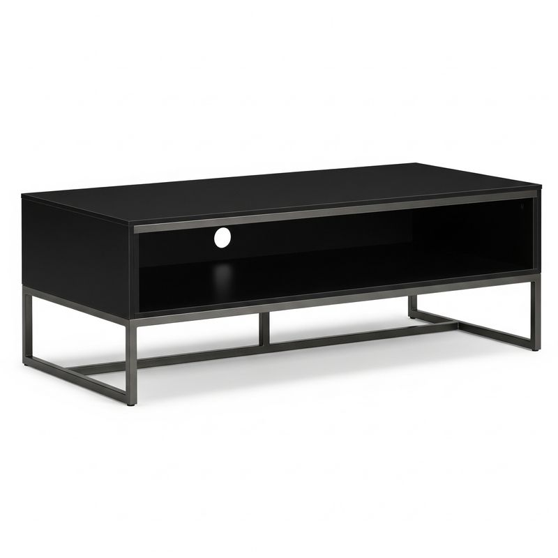 GENERICO - Mesa de TV Pilar 120cm x 45cm Formic y metal
