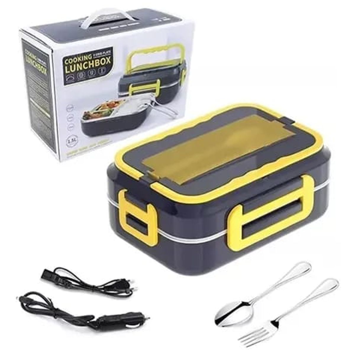 CLEAR - Porta Comida Lonchera Original Electrica metalica